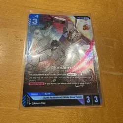 Gundam Card Game Gundam GD01-001 Newtype Rising GD01-001 LR - Image 1
