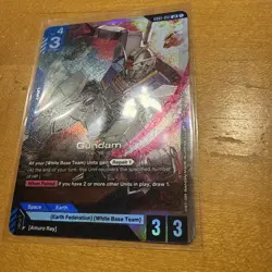 Gundam Card Game Gundam GD01-001 Newtype Rising GD01-001 LR - Image 2