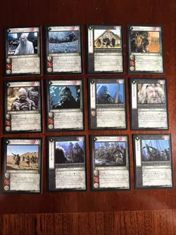 Decipher Lord Of The Rings TCG Rare Isengard 12 Card Lot Including Saruman - Image 1