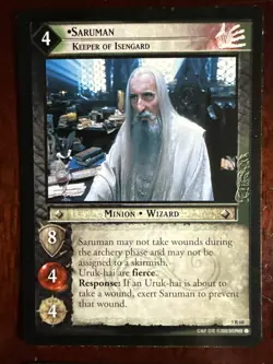 Decipher Lord Of The Rings TCG Rare Isengard 12 Card Lot Including Saruman - Image 2