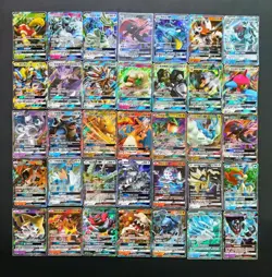 35 Lot pokemon TCG Chinese Card RR Charizard-GX & Mewtwo-GX XL92 - Image 1
