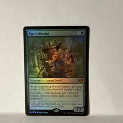Nut Collector Dominaria Remastered Rare Green Creature #171 Foil MTG Card - Image 1