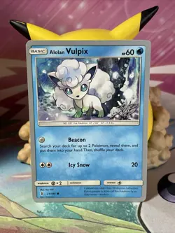 Alolan Vulpix Pokemon World Championships Decks #21 Pokemon Card (1241) - Image 1