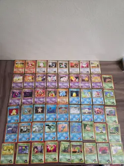 Gym Heroes/Challenge 53 Card Lot Japanese Incl Seadra No. 117, Vileplume No. 045 - Image 1