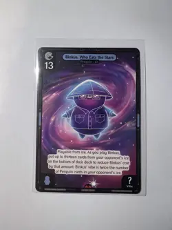 BINKUS WHO EATS THE STARS* - Vibes TCG Card. 85/150. Legend of the Lils - Image 1