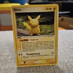 Ditto Pikachu Pokemon TCG EX Delta Species Common Card #63/113 - Image 1