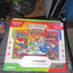 Pokemon First Partner Illustration Collection Series 1 Box Promo Card Booster - Image 1