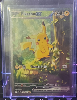 Pikachu EX Full Art Special Illustration Rare 276/217 ASC EN Pokemon Card 200 HP - Image 1