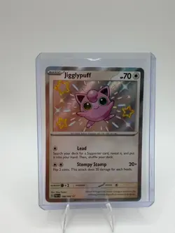 Pokemon Jigglypuff Holo Card Paldean Fates Baby Shiny 198/091 NM Condition - Image 1