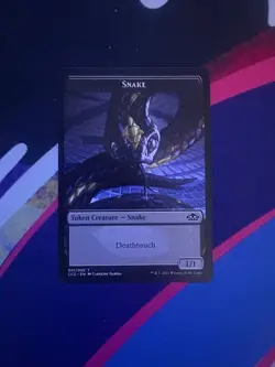 MTG - Snake//Zombie Token - Commander Collection: Black NM - Image 1
