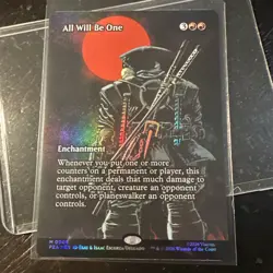 MTG All Will Be One (Borderless) Teenage Mutant Ninja Turtles FOIL Magic TMNT - Image 1