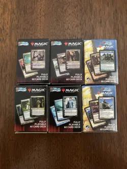 World’s Smallest Magic the Gathering All 6 Duel Decks Complete Good Condition - Image 2