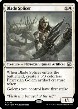 Blade Splicer [March of the Machine Commander] Magic MTG - Image 1