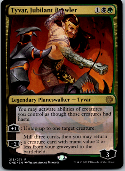 Tyvar, Jubilant Brawler Phyrexia: All Will Be One NM - Image 1
