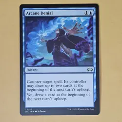 Magic MTG-Arcane Denial: Commander: Duskmourn: House of Horror DSC C #110x4 - Image 1