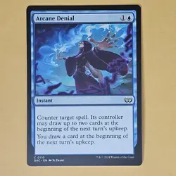 Magic MTG-Arcane Denial: Commander: Duskmourn: House of Horror DSC C #110x4 - Image 3