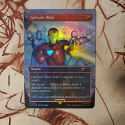 FOIL Galvanic Blast 2024 MTG Magic the Gathering Secret Lair Iron Man NM - Image 1