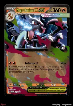 2026 Pokemon Mega Evolution Black Star Promo #029 Mega Charizard X ex PROMO - Image 1