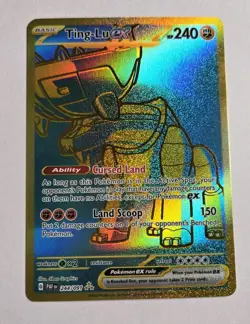 Ting-Lu ex 244/091 Pokemon SV: Paldean Fates Gold Hyper Rare Holo NM - Image 1