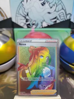 2020 Pokemon SWSH Vivid Voltage Nessa #196/185 - Image 1