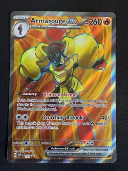 Armarouge ex 125 Ultra Rare Pokemon Black Star Promo NM - Image 1