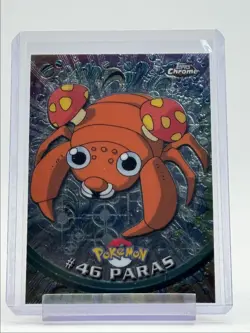 PARAS 1999 TOPPS CHROME POKEMON TV ANIMATION SERIES 1 BLUE LOGO A 46 Q0899 - Image 1