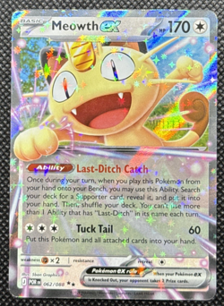 Pokemon TCG - Meowth ex 062/088 Me03: Perfect Order Holo - Image 1