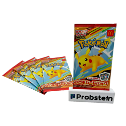 Lot of (5) 2025 Pokemon TCG Japanese Mega McDonalds Pikachu Promo Pack Sealed #7 - Image 1