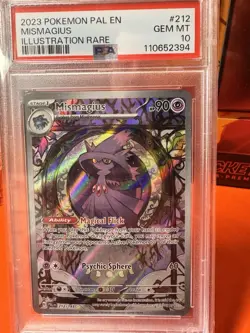 Mismagius 212/193 - Pokemon TCG - Paldea Evolved Illustration Rare - PSA 10 - Image 2
