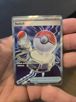 Switch 123/094 Ultra Rare Phantasmal Flames Pokemon Near Mint - Image 1