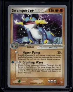 Pokemon TCG Swampert ex 95/95 Reed Weichler World Championship LP - Image 1