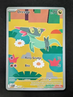 Dreepy 247/217 Illustration Rare Pokemon Mega Evolution - Ascended Heroes NM - Image 1