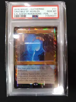 PSA10 MTG CRUCIBLE OF WORLDS KALADESH INVENTIONS GEM MINT Partial gloss - Image 1