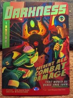 DARKNESS Showcase Foil Misprint - Edge of Eternities MTG Magic: the Gathering - Image 1