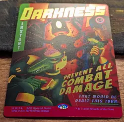 DARKNESS Showcase Foil Misprint - Edge of Eternities MTG Magic: the Gathering - Image 3