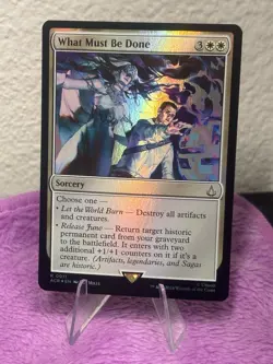 What Must Be Done Foil MTG Magic the Gathering Card NM Near Mint ACR - Image 1