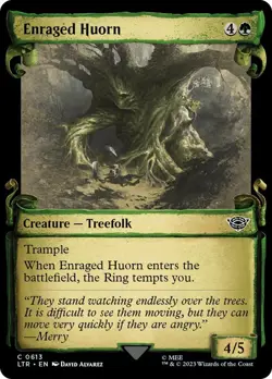Enraged Huorn 613 LTR Green Treefolk Trample MEE MTG Showcase Alvarez - Image 1