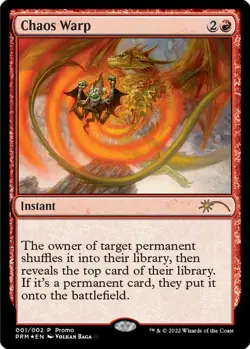 Chaos Warp [Wizards Play Network 2024] Magic MTG - Image 1