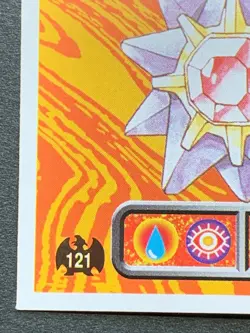 Starmie 121 Pokemon Sticker Seal Japanese Amada 1996 NINTENDO VERY RARE - Image 5