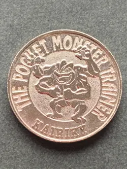 Machamp NO.068 Pokemon Battle Coin Medal 1997 Japan Pokemon Nintendo Rare Silver - Image 3