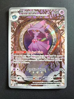 Pokemon TCG Mismagius 212/193 Paldea Evolved Illustration Rare Holo Card - Image 2