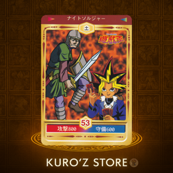 1998 TOEI Yugioh Marusho Duelist Sticker No.53 night soldier Vintage - Image 1