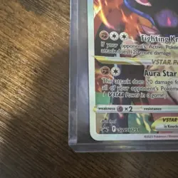 Pokemon Lucario VSTAR SWSH291 Sword & Shield Promo Cards Holo VSTAR Promo - Image 2