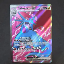 Pokemon Salamence ex 177/159 Sv09 Ultra Rare Full Art Holo EX Card - Image 1