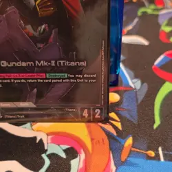 Bandai Gundam War TCG Gundam Mk-II (Titans) R+ Unit Card G002-003 Cost 3 4/2 - Image 5