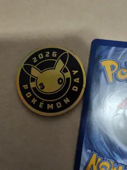 Pokemon TCG: 2026 Pokemon Day Collection Foil Promo Card & Limited Ed Coin - Image 5