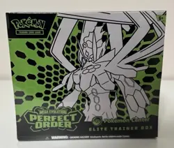 Pokemon Mega Evolution Perfect Order Elite Trainer Box Trading Card Game - Image 1