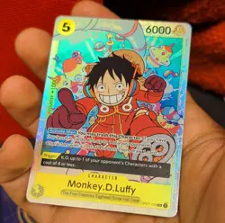Bandai One Piece Card Game OP07 Monkey.D.Luffy OP07-109 Lot of 2 Holo Character - Image 3