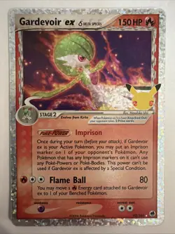 Pokemon Celebrations Promo Gardevoir Ex Foil Card Rare 93/101 - Image 1