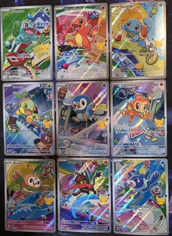 MINT *First Partner ILLUSTRATION COLLECTION* 9 CARD SET *Series 1* Pokemon - Image 1